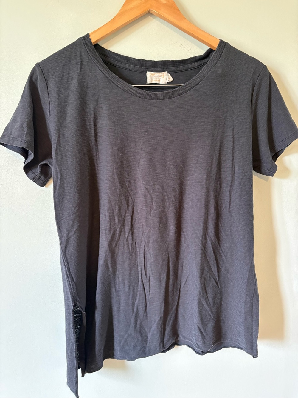Women’s National Ltd Assymetrical Classic Tee T-Shirt Casual S 100% Cotton